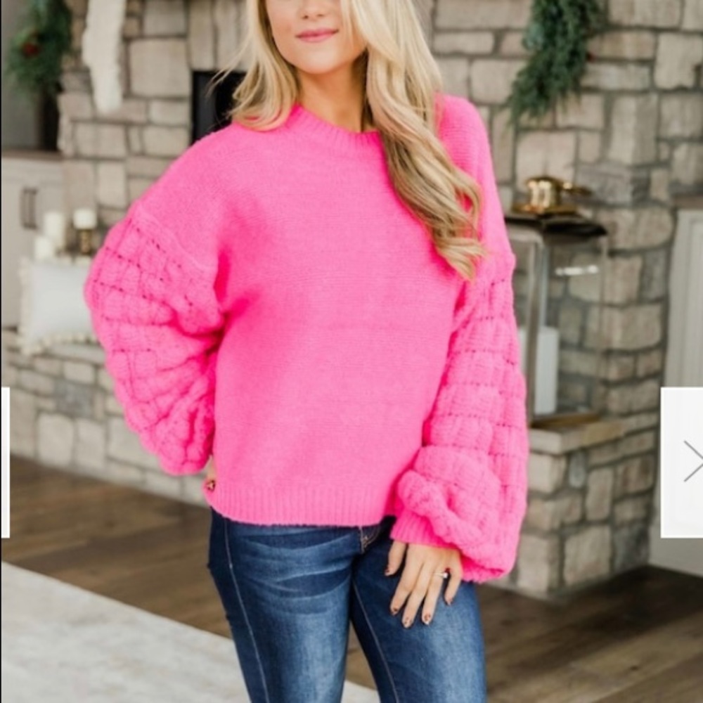 Pink Lily Sweater